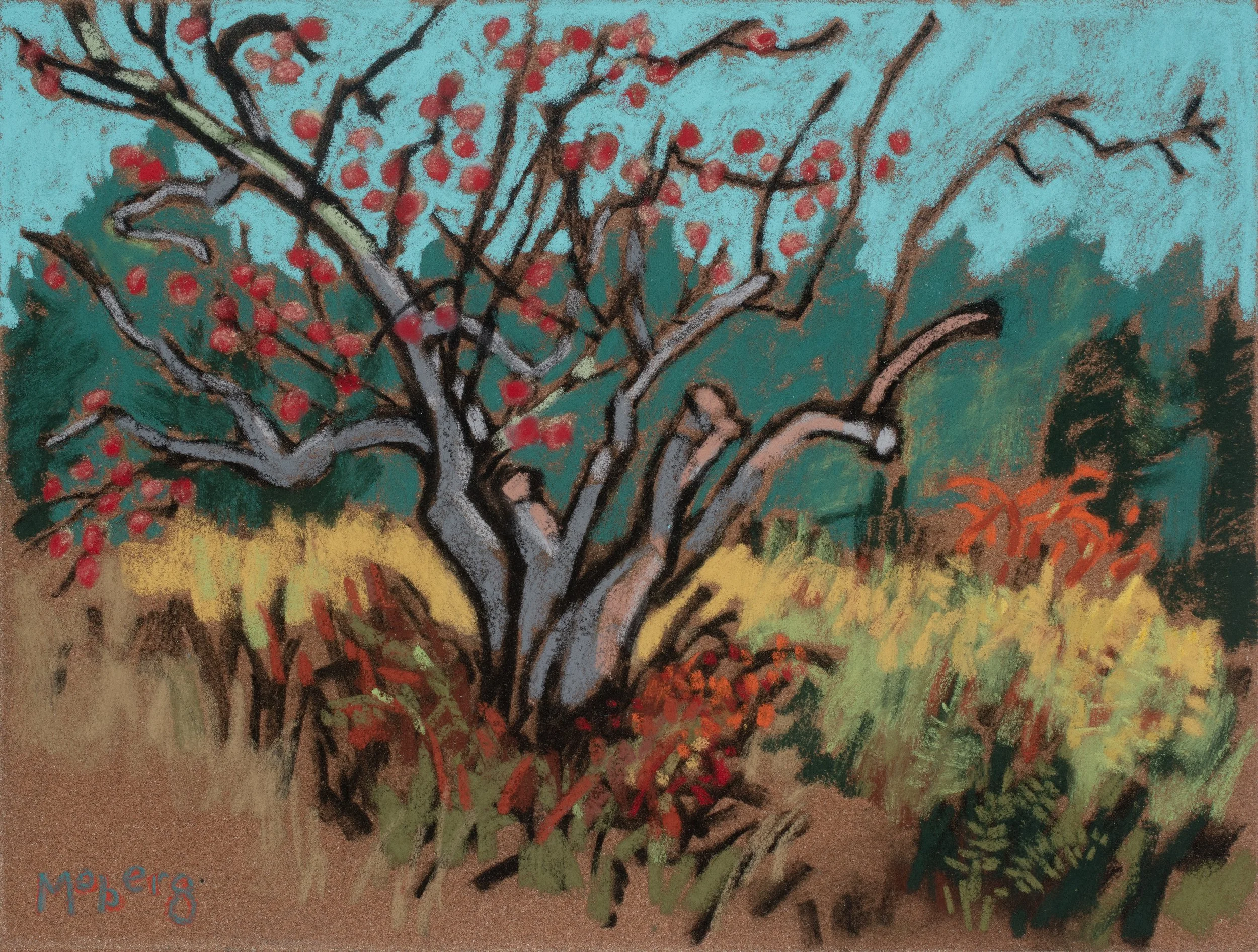 September Meadow, Pastel, 7 x 9”