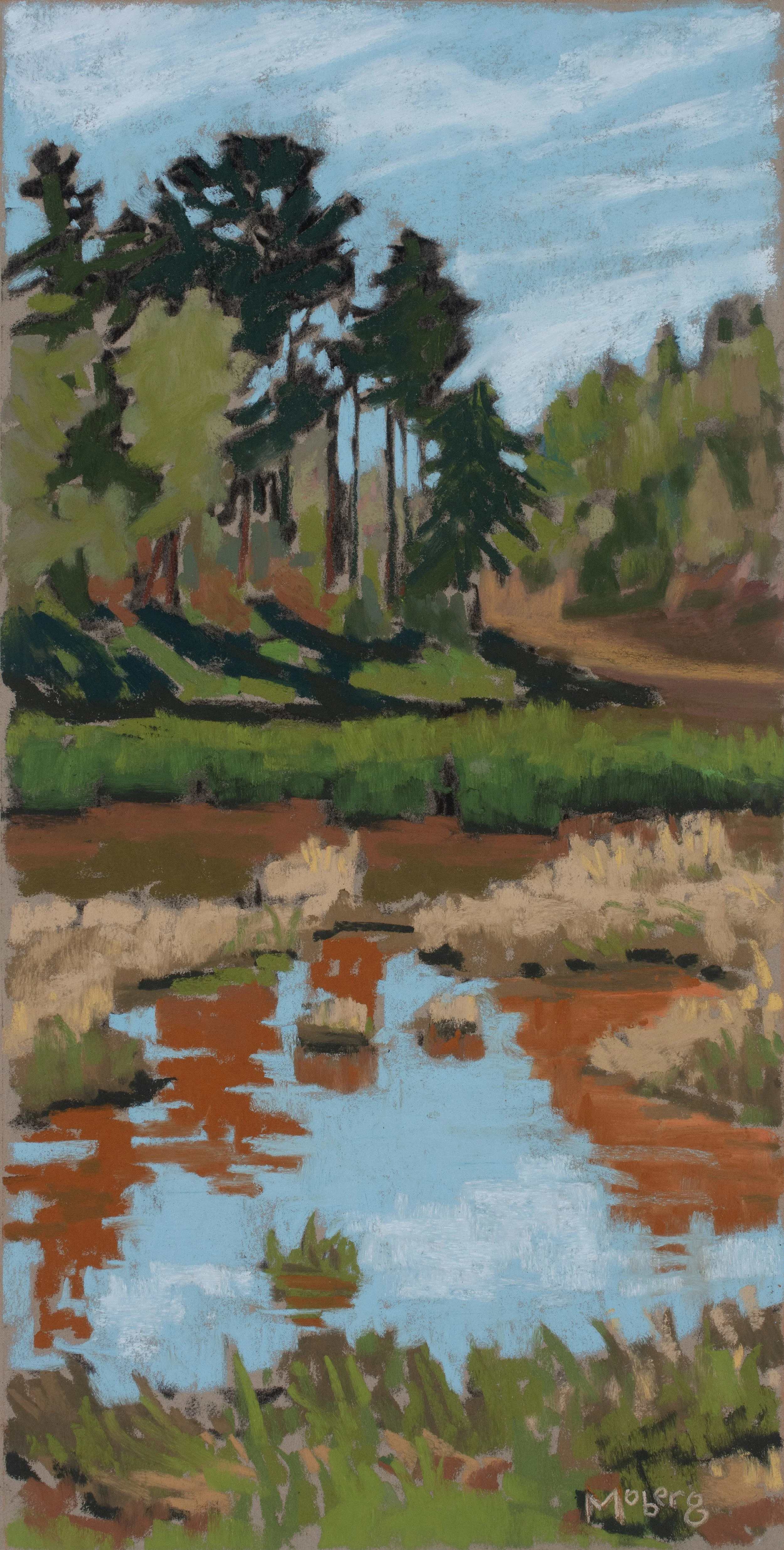  Along the Narrows, Pastel, 12 x 6” (SOLD)