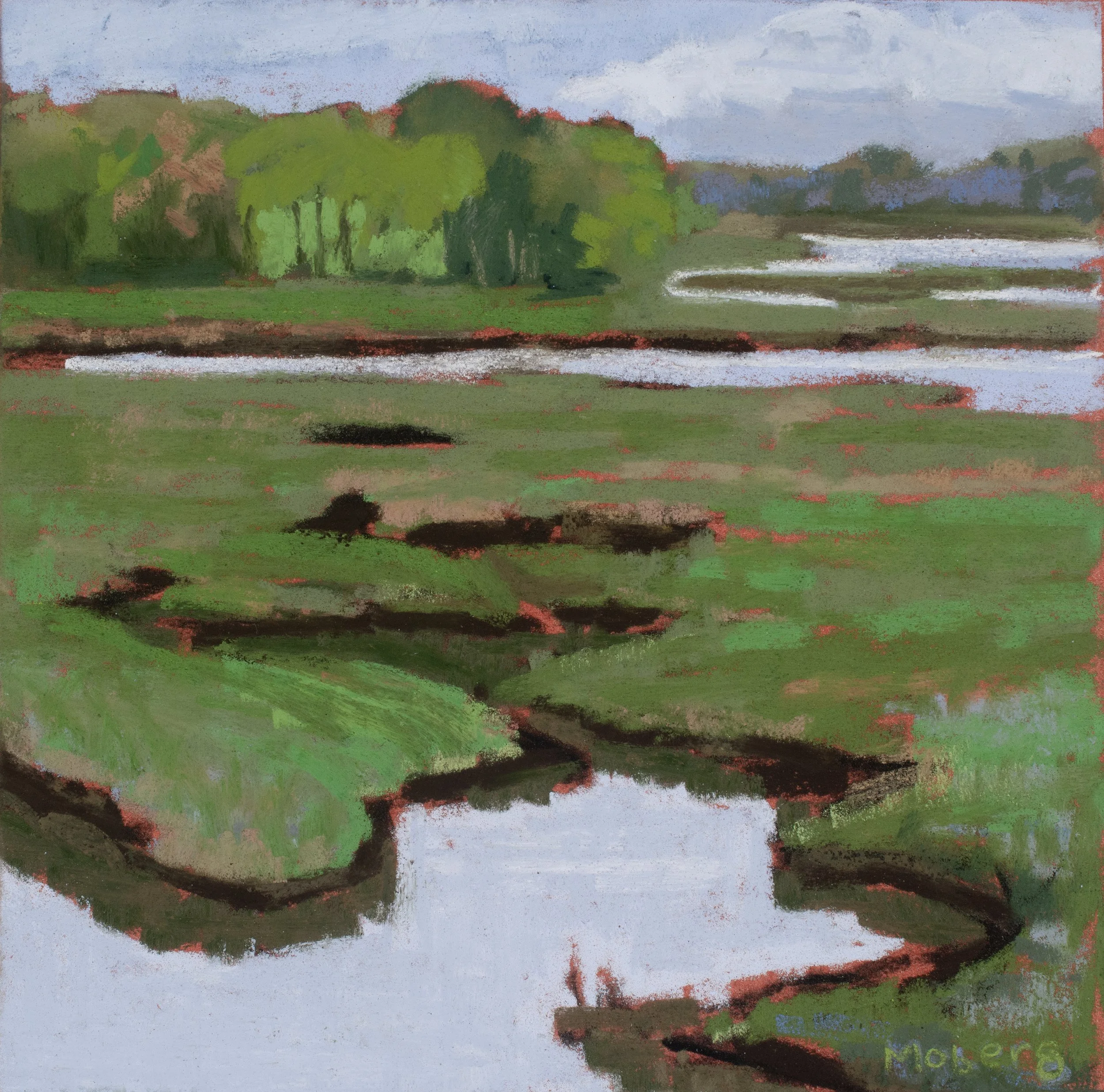 The Long View, Pastel, 7 x 7” (SOLD)