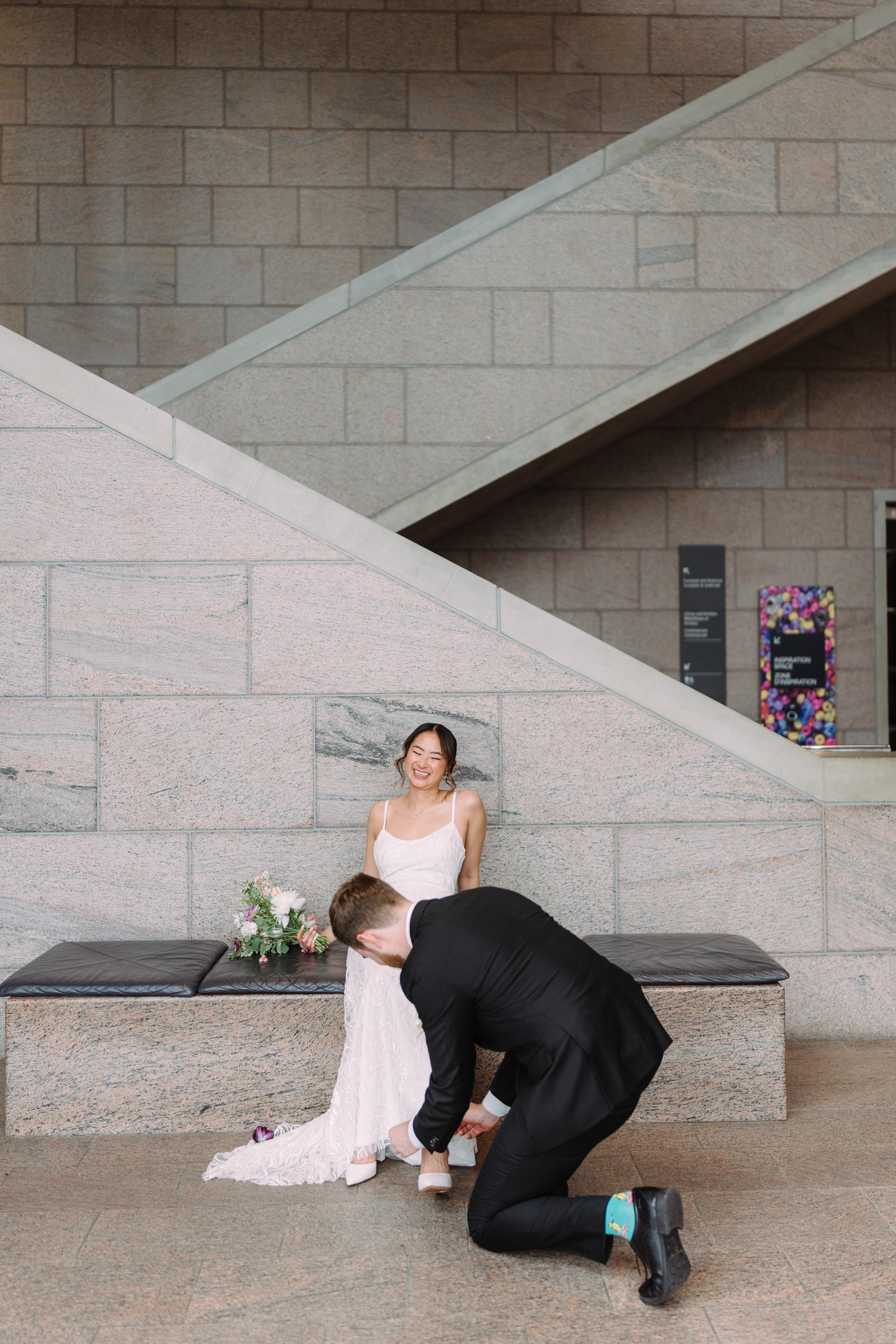 Restaurant 18 wedding - Victoria and Mechael