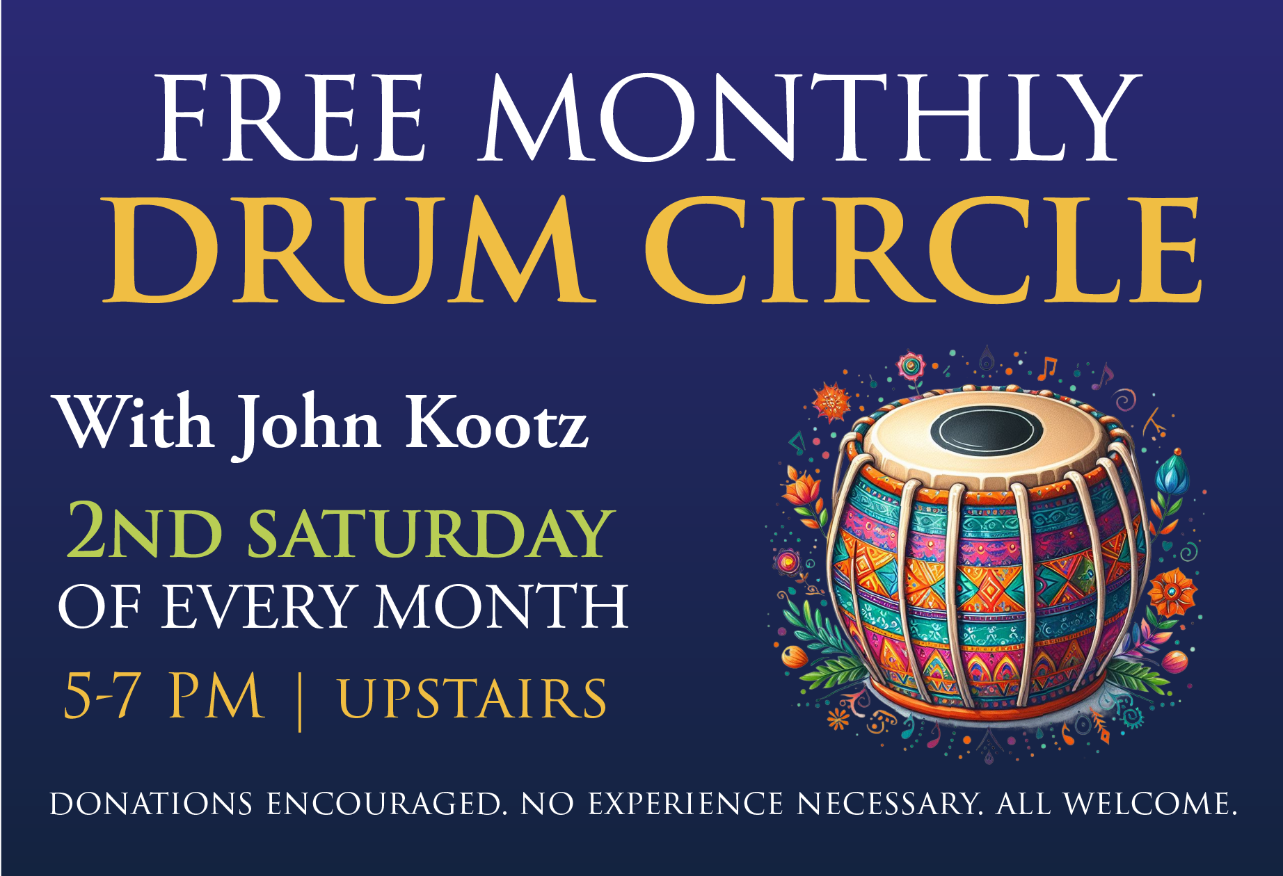 Monthly Drumming Circle