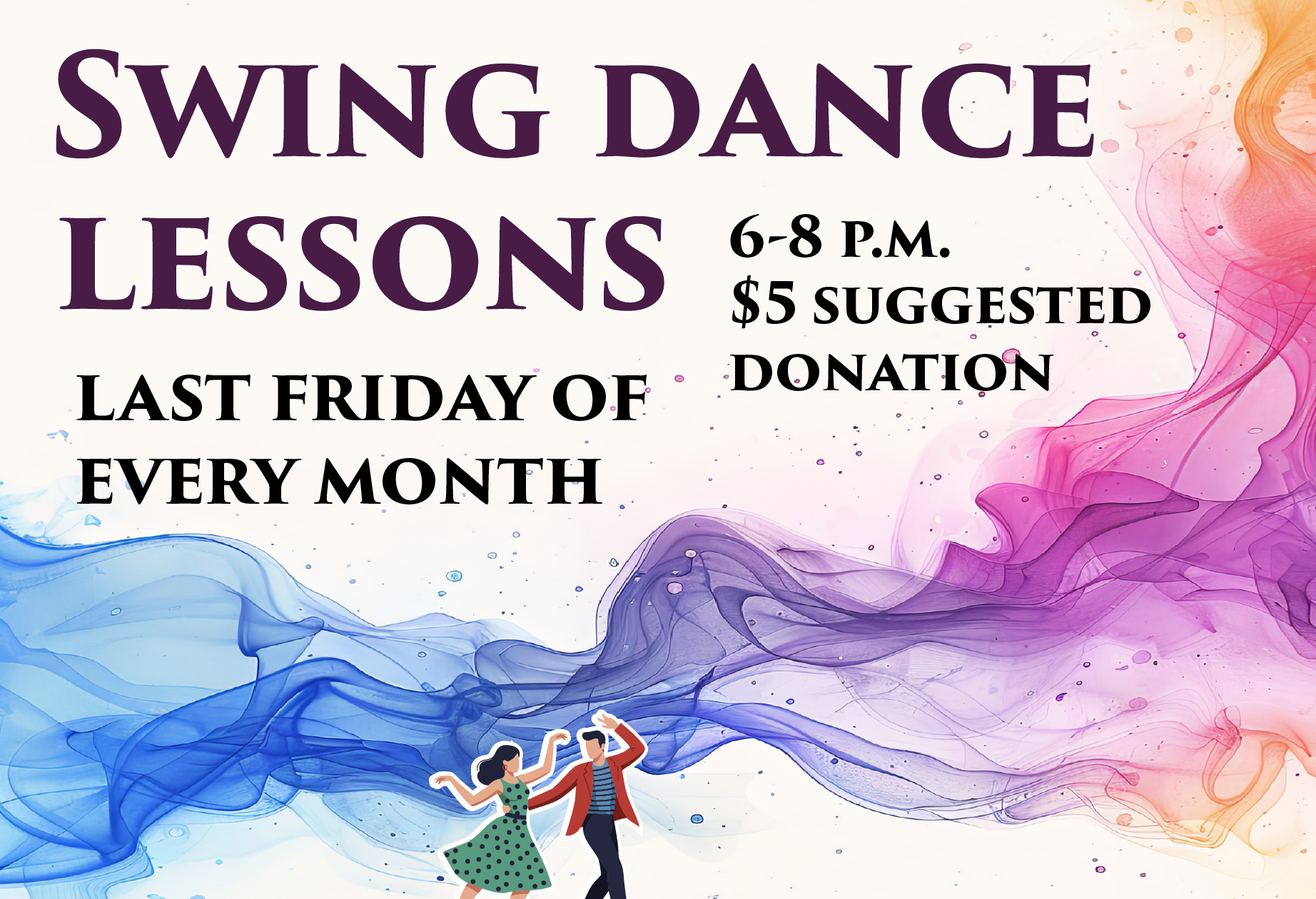 Monthly Swing Dancing Lessons (Copy)