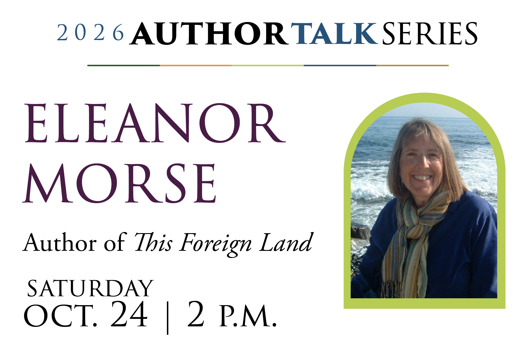 Author Talk with Eleanor Morse
