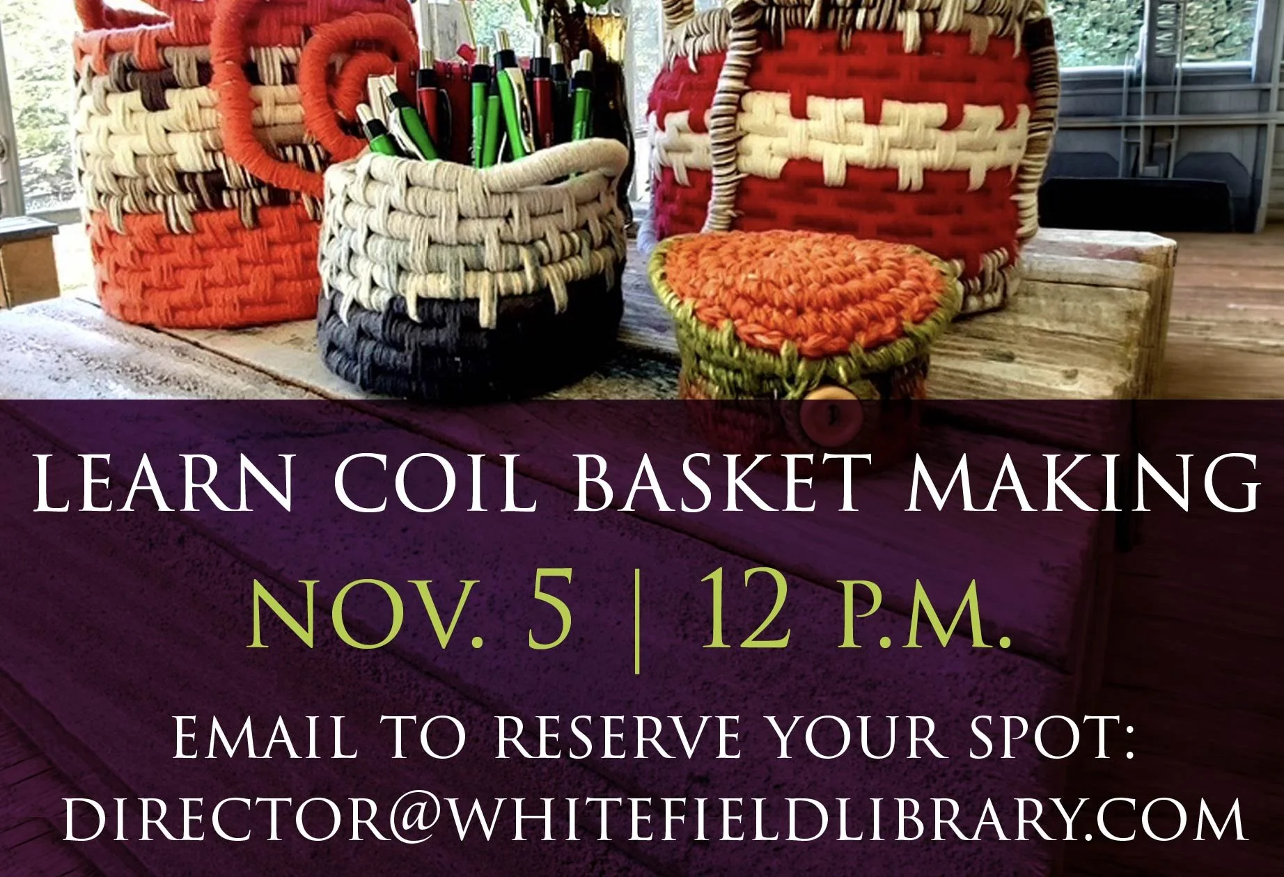 Learn Coil Basket Making