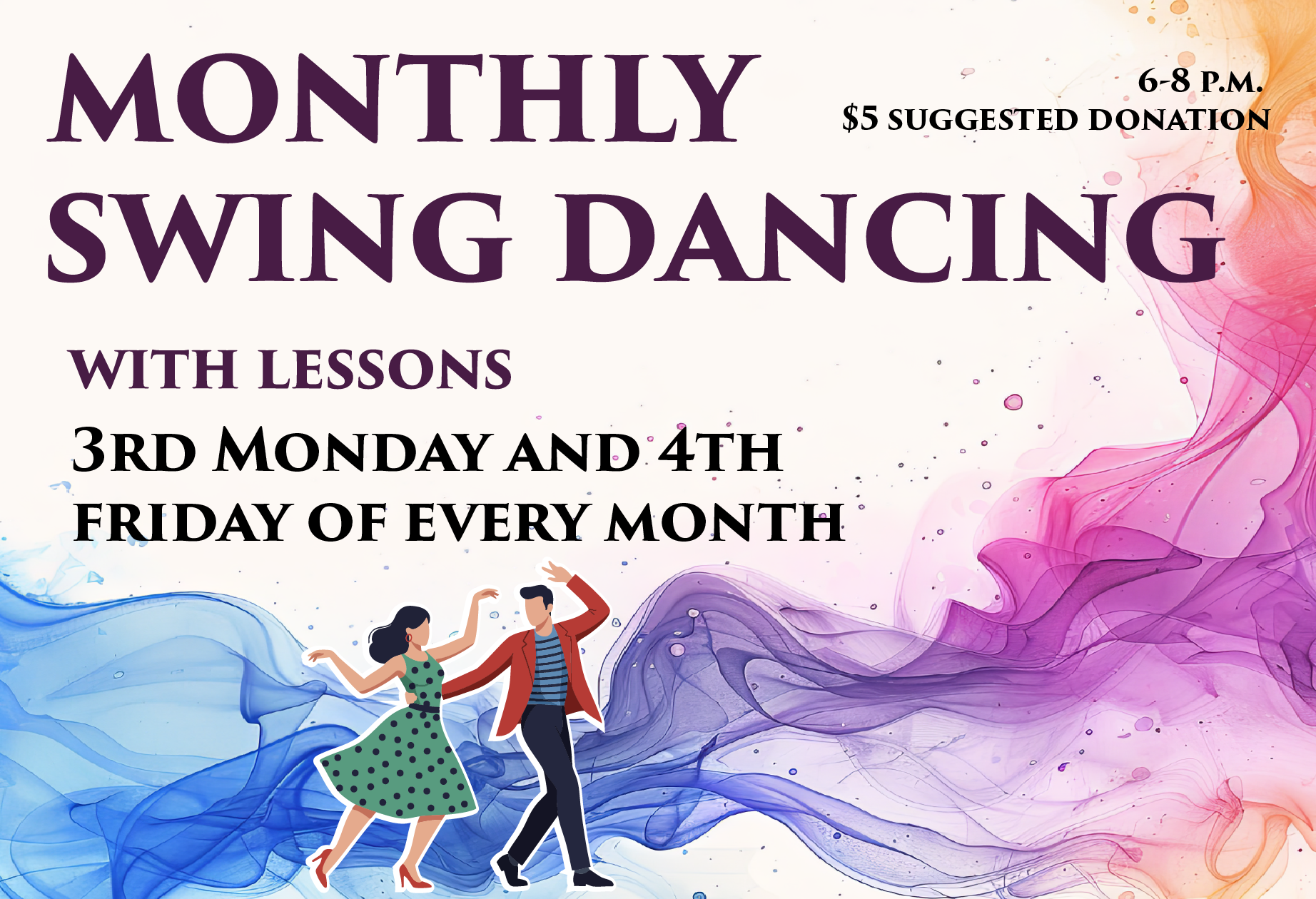 Monthly Swing Dancing
