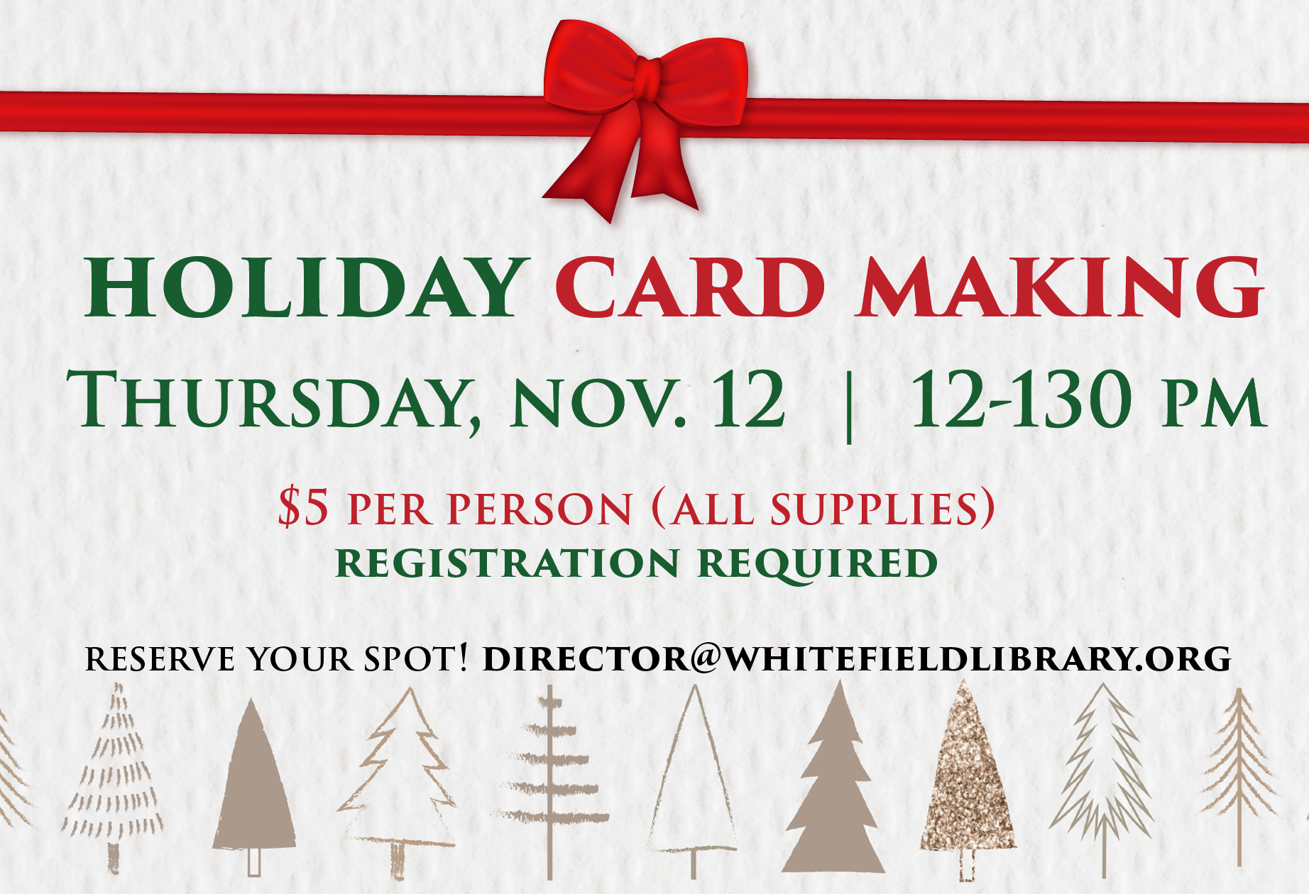 Holiday Card Making