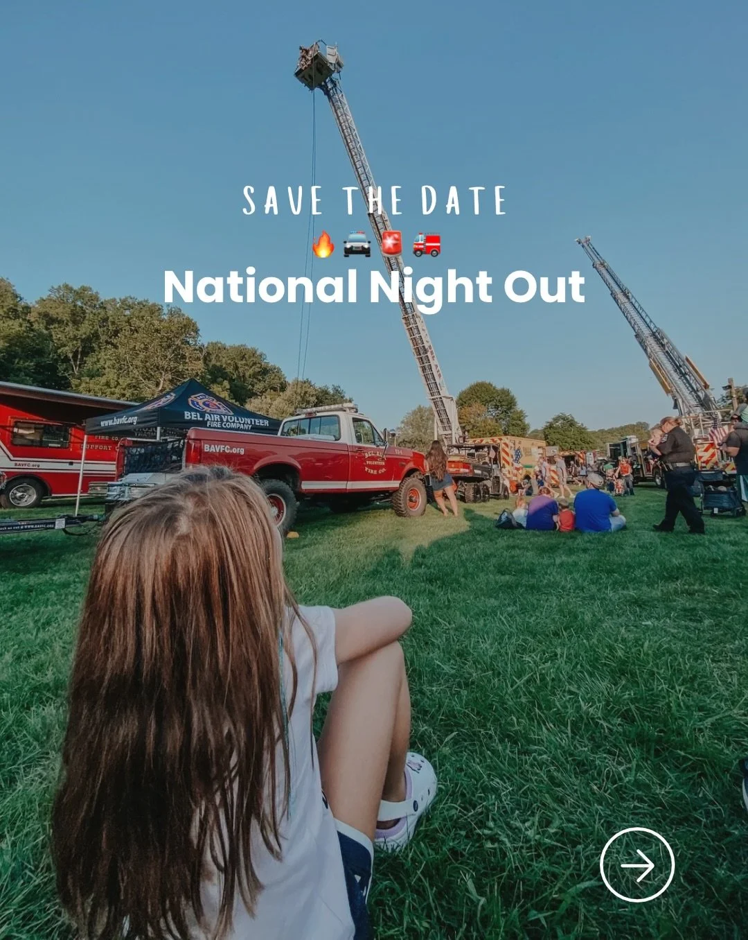 This free community outreach event is one we never miss!

Save this to try + follow along with @theharfordcountymom for more to explore🔥

NATIONAL NIGHT OUT
🗓️August 4th, 4:30-8:30pm

📌 608 N Tollgate Rd, Bel Air 

💵 Free to attend

🚔 Meet local