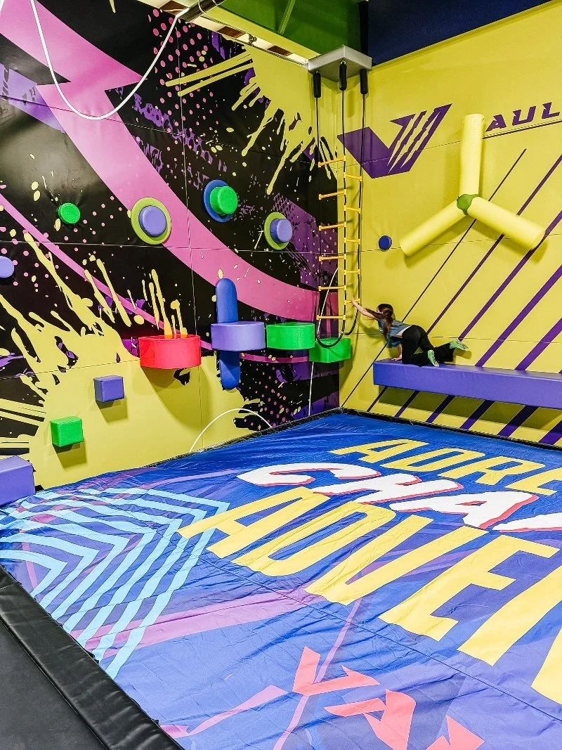 girl completing obstacle course at vault activeplay