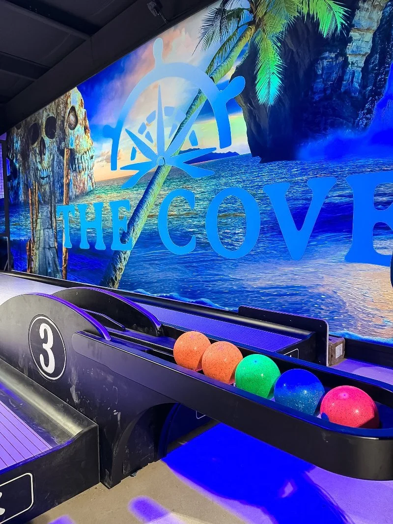 the cove area for adults at pirates cove family fun center in harford county
