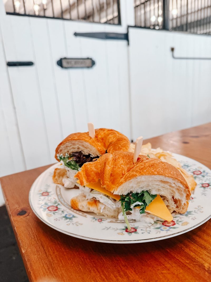 chicken salad sandwich from the ladew cafe in harford county maryland