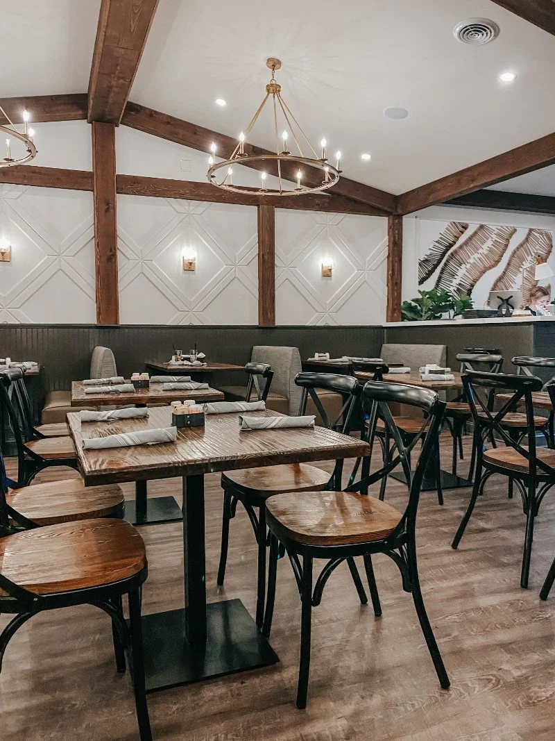 the interior of basta pasta in fallston maryland