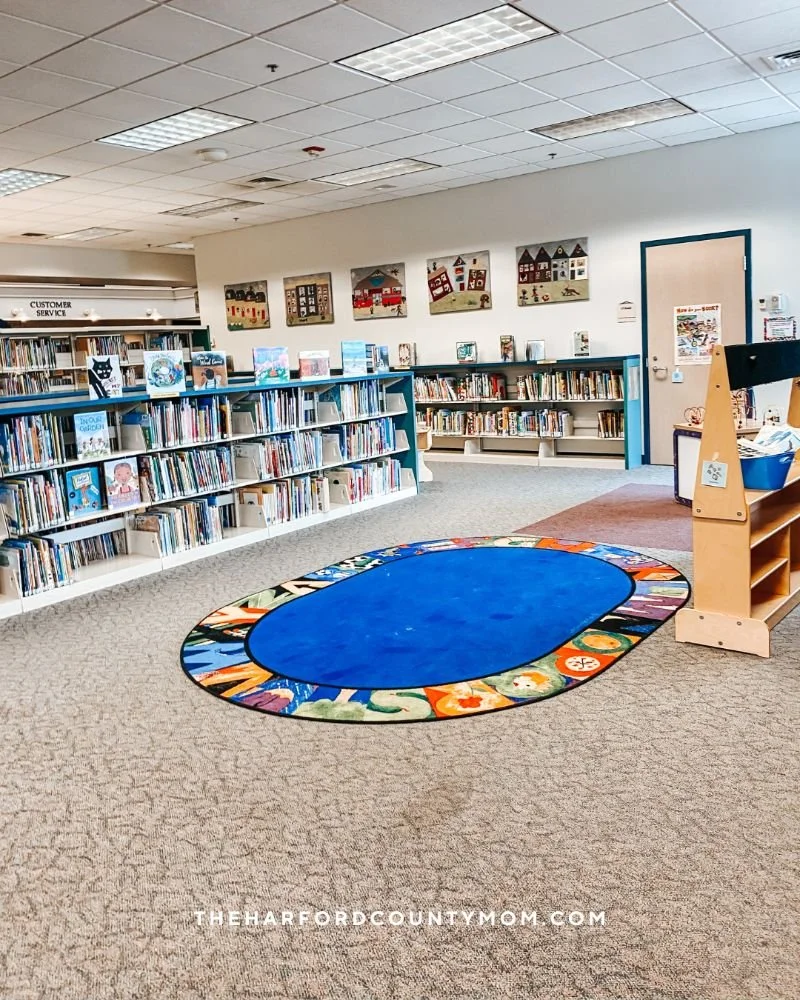 Edgewood Library features large, open children's section that's great for younger ages