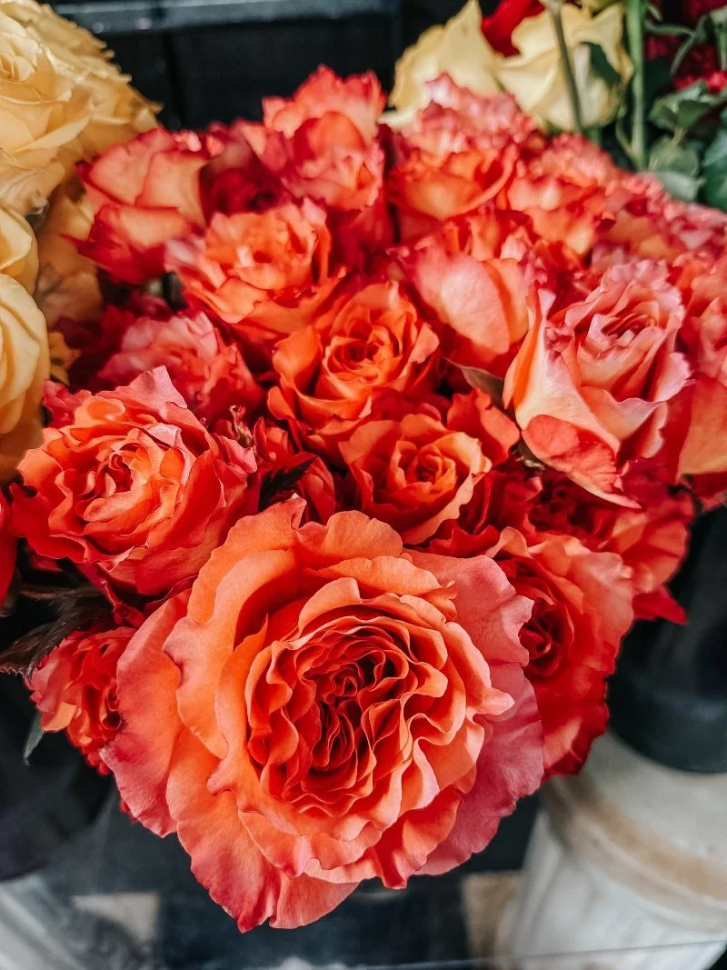 a bundle of carnation flowers from richardson's flowers and gifts in bel air maryland