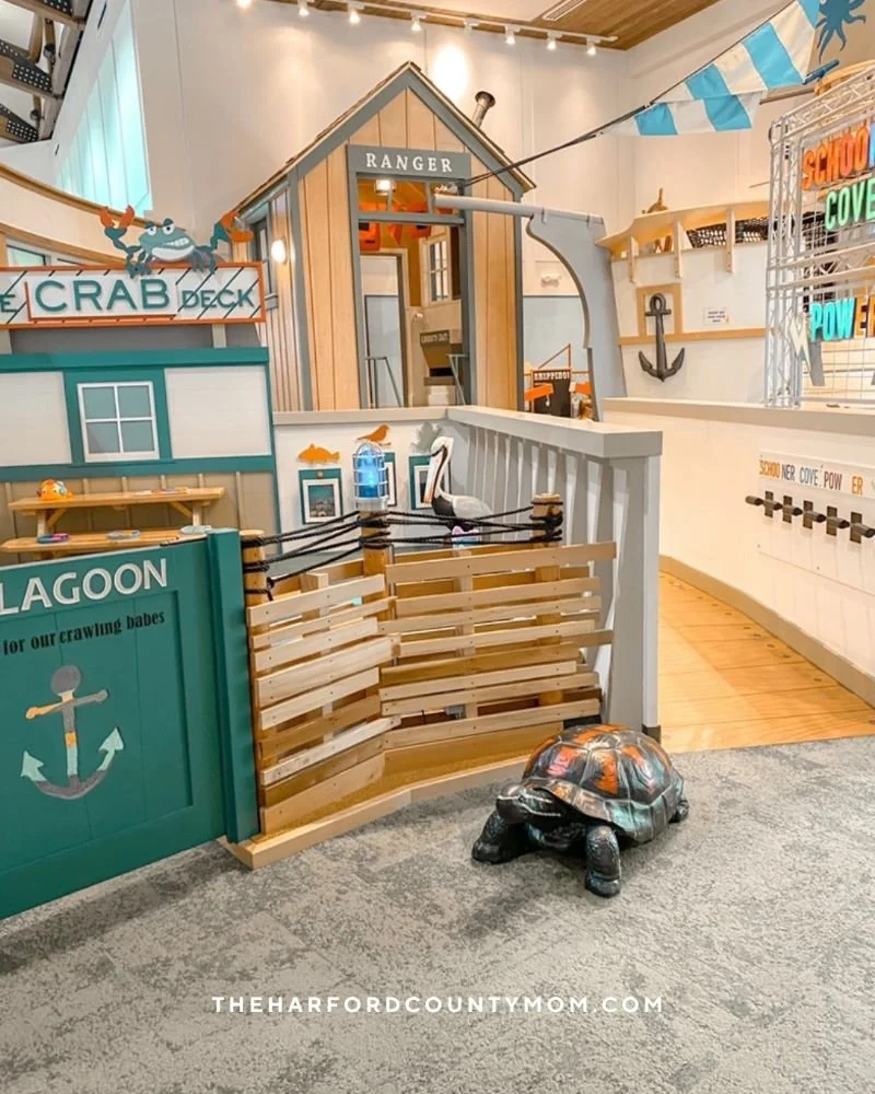 Havre de Grace's Library Schooner Cove interactive center for babies and preschoolers with hands-on activities