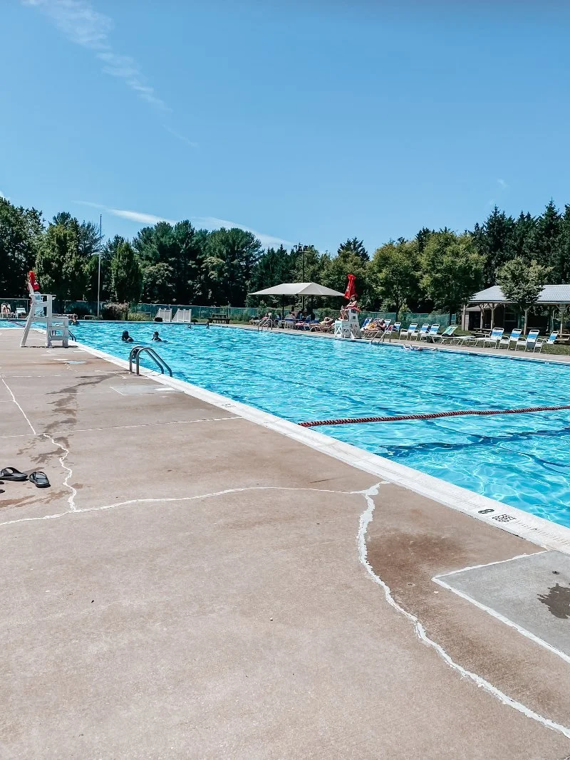 large photo of the aberdeen family swim center in harford county, maryland