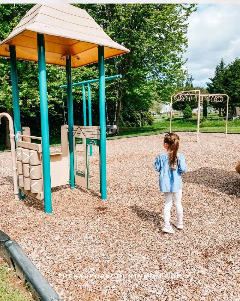 Smaller structures at this playground make it perfect for younger ages and Whiteford Playground is connected to the Whiteford Library. A perfect North Harford County option!