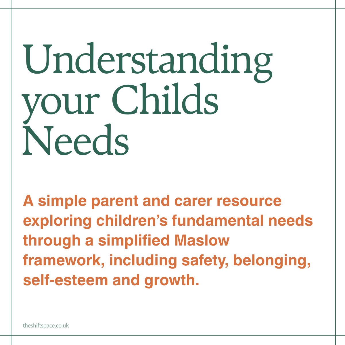 Understanding Your Childs Needs