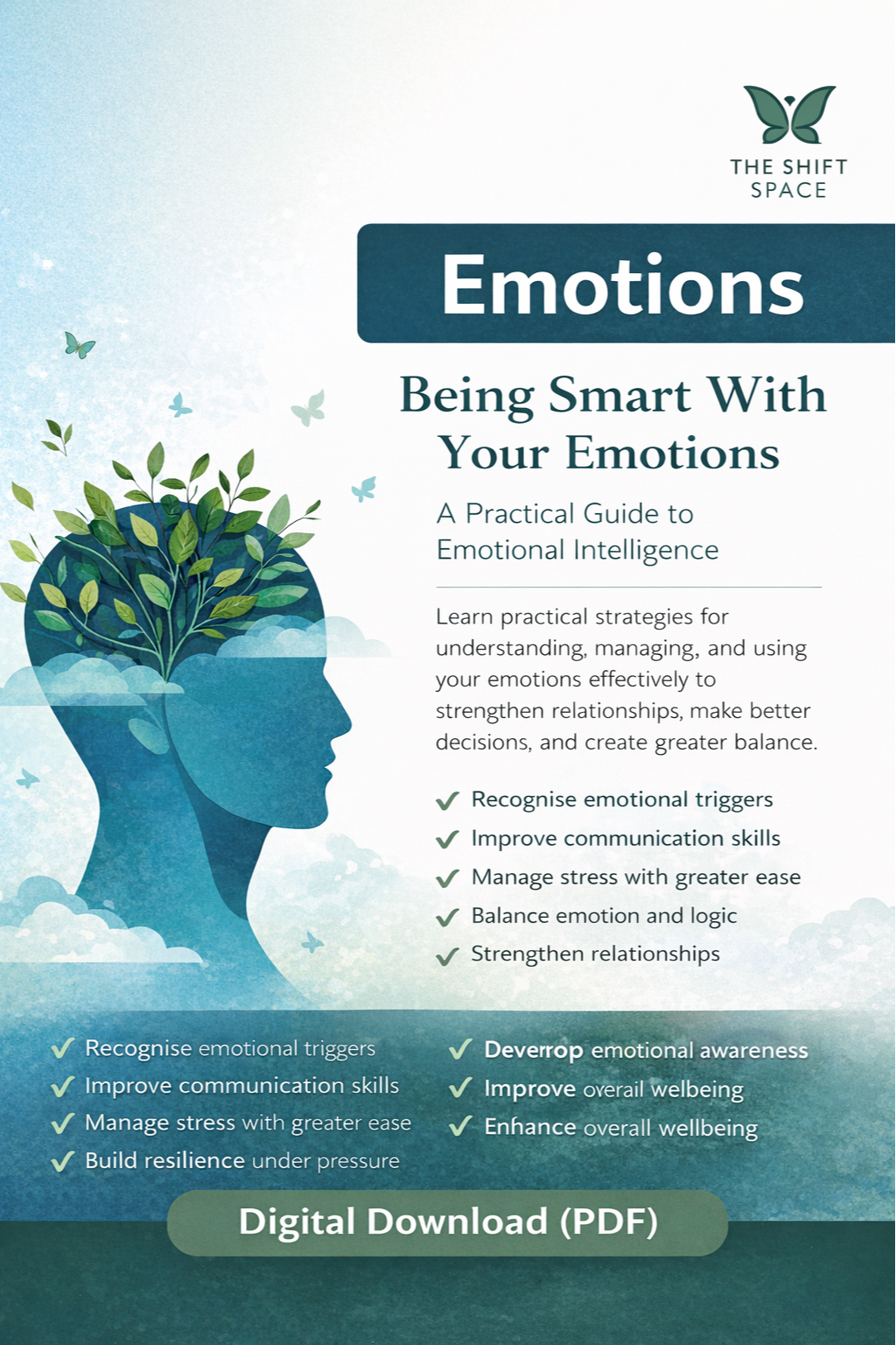 Being Smart With Your Emotions - Trifold Printable Leaflet