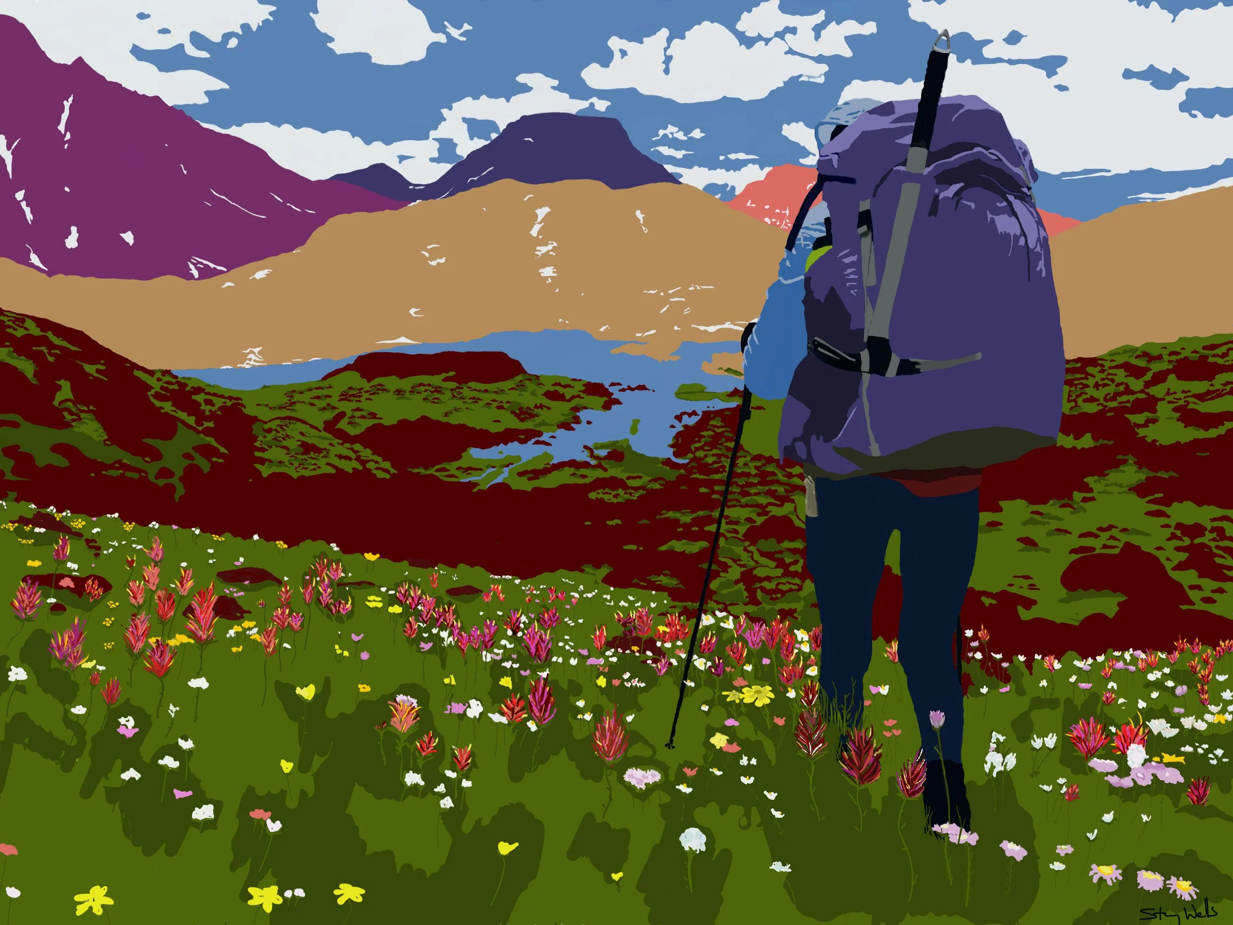 Island Lake Sticker 5x3