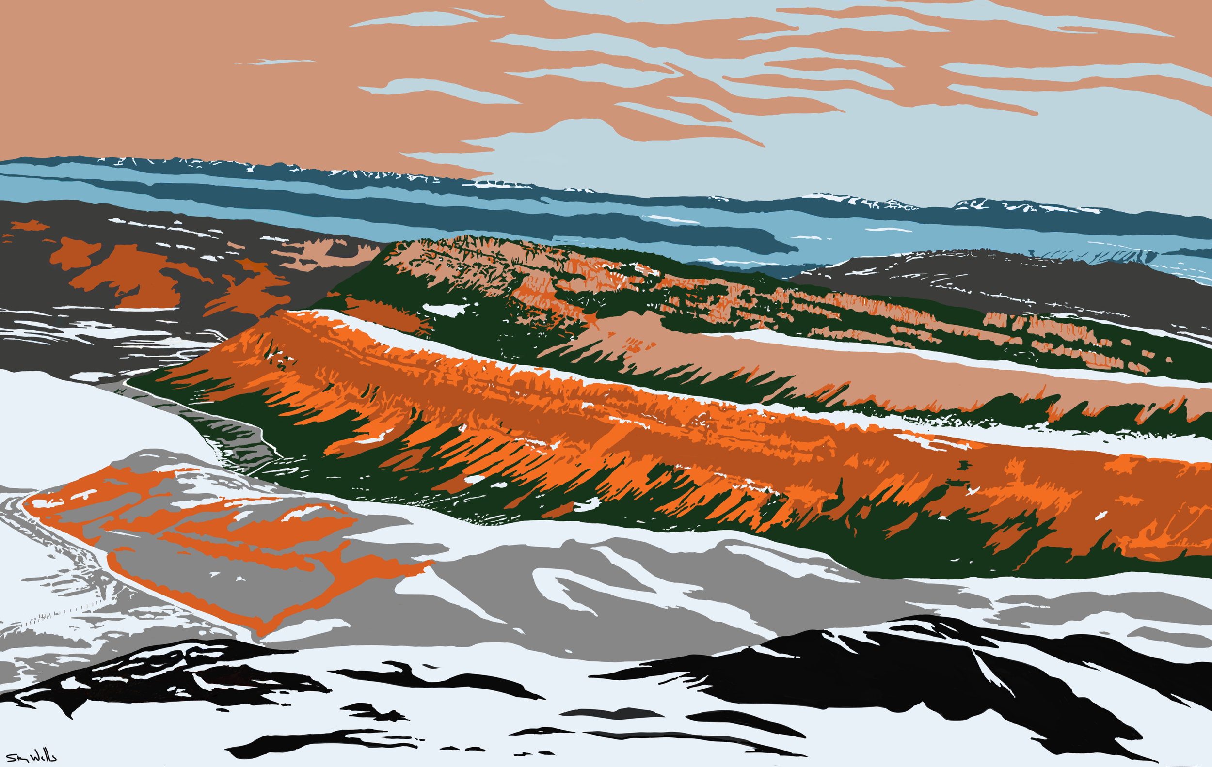 Red Canyon, Sticker 4x2