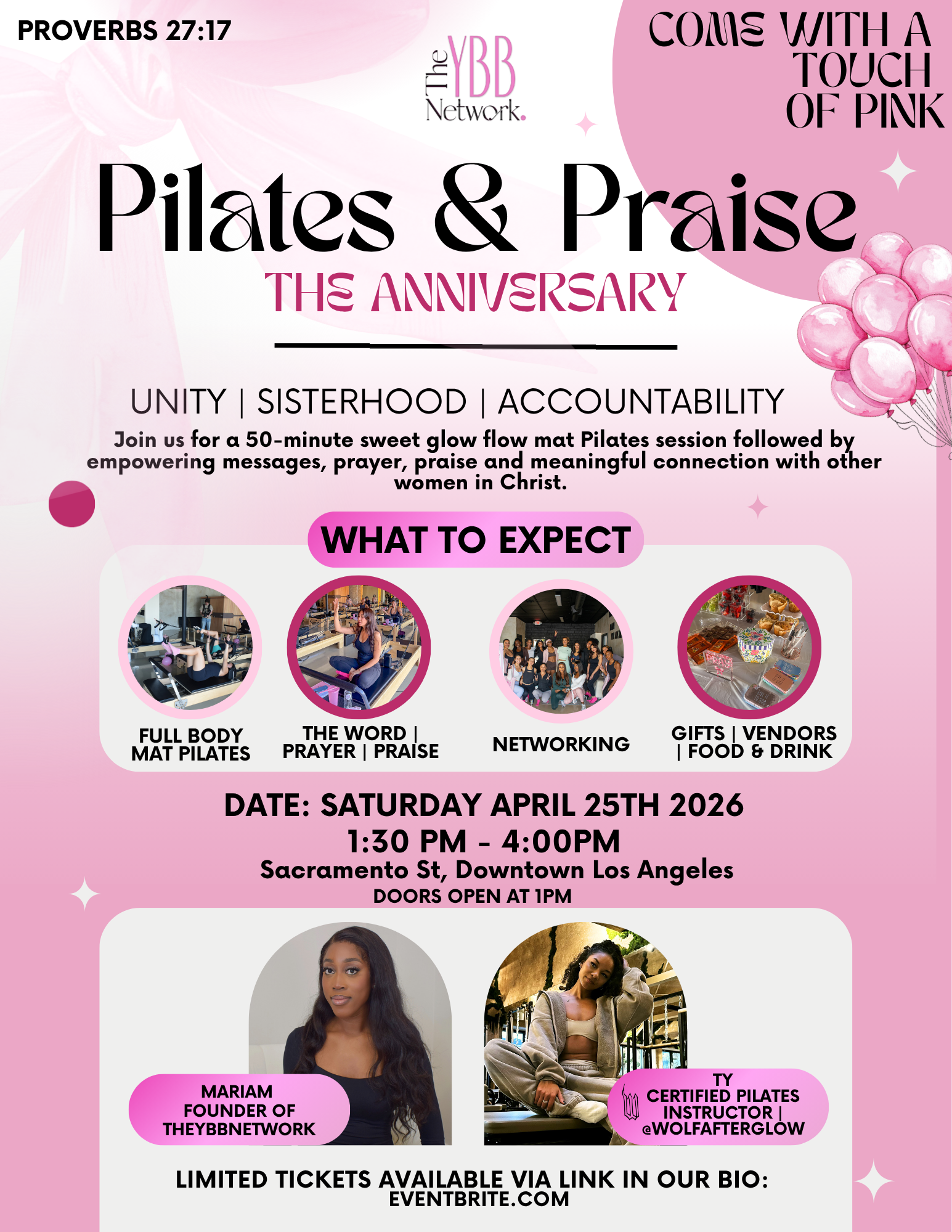 Pilates &amp; Praise: The Anniversary