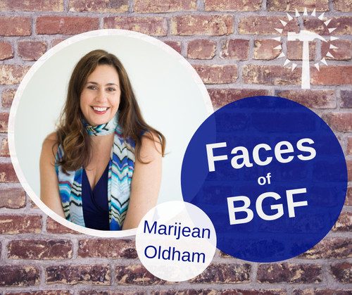 Faces of BGF: Marijean Oldham — Building Goodness Foundation