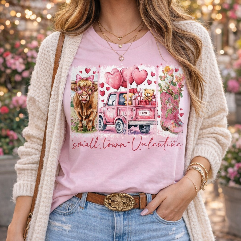 Small Town Valentine Tee