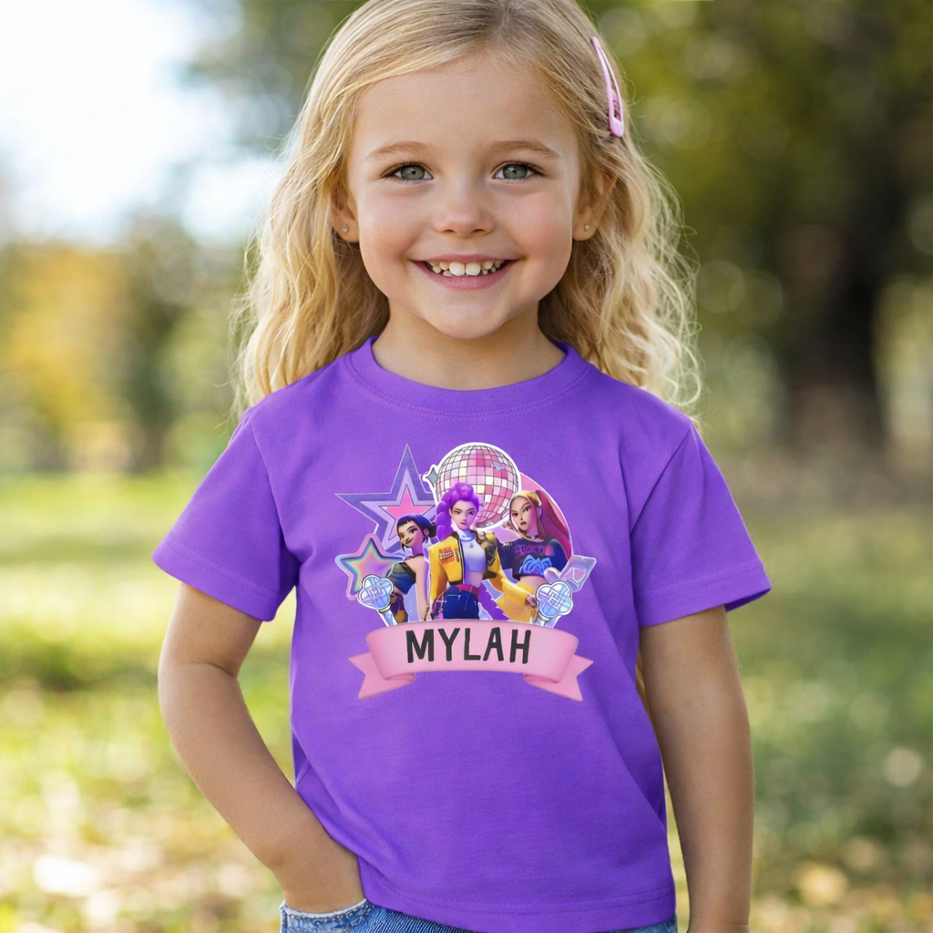 KPop Personalized Girls Graphic Tee