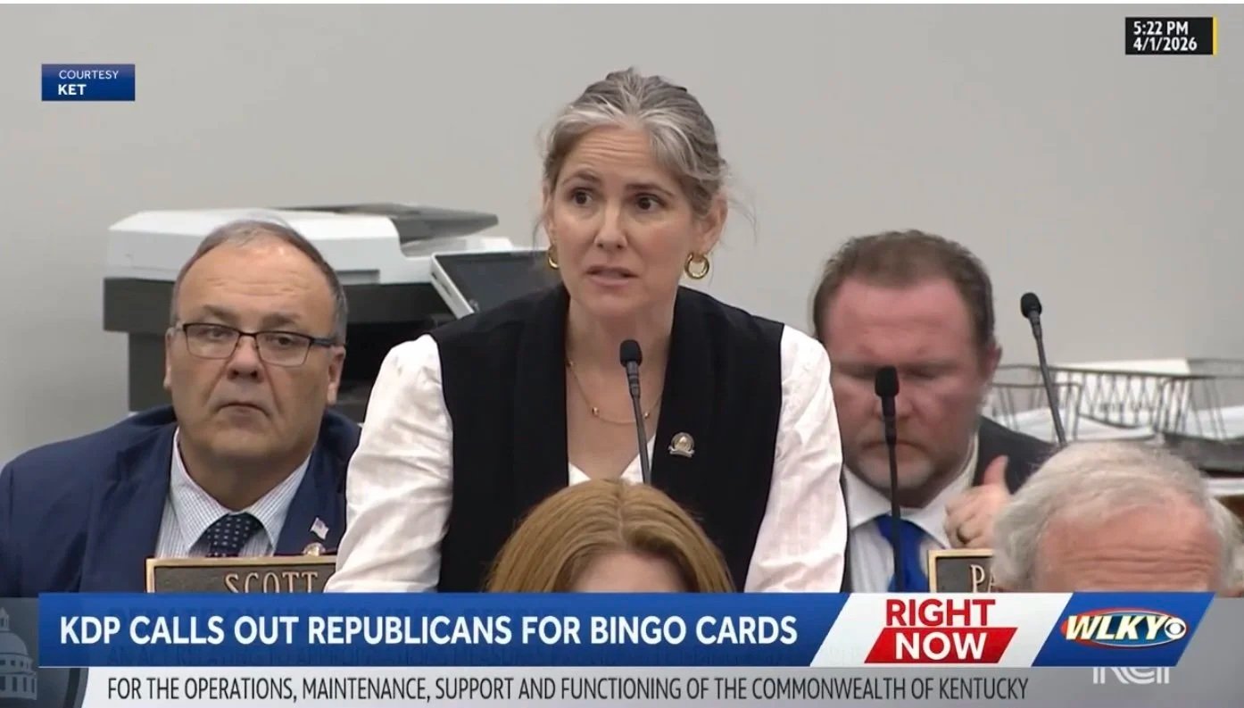 Kentucky Issues reduced down to a BINGO card  (April 2, 2026) 