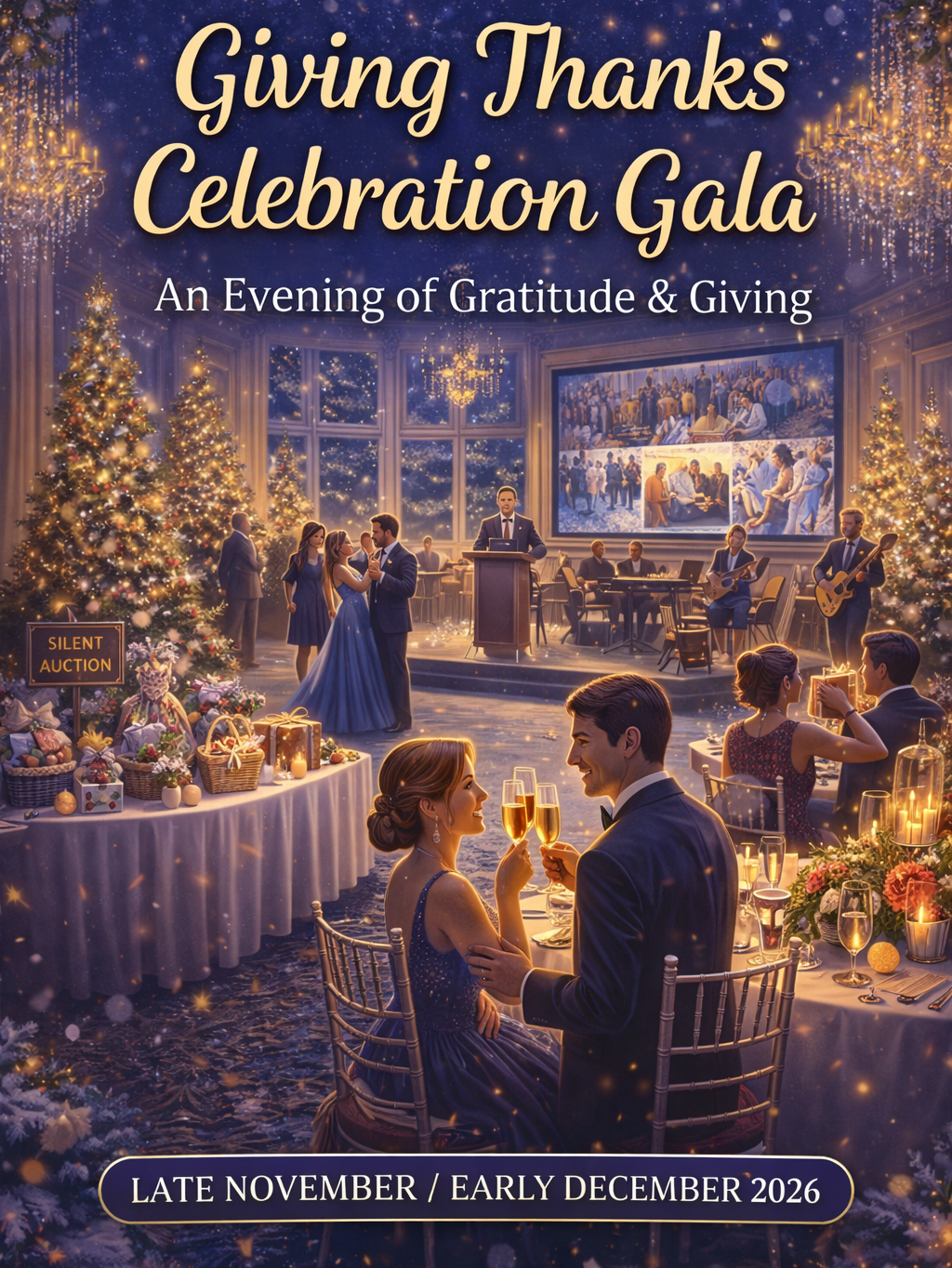 Giving Thanks Celebration Gala - An Evening of Gratitude & Giving - End of 2026