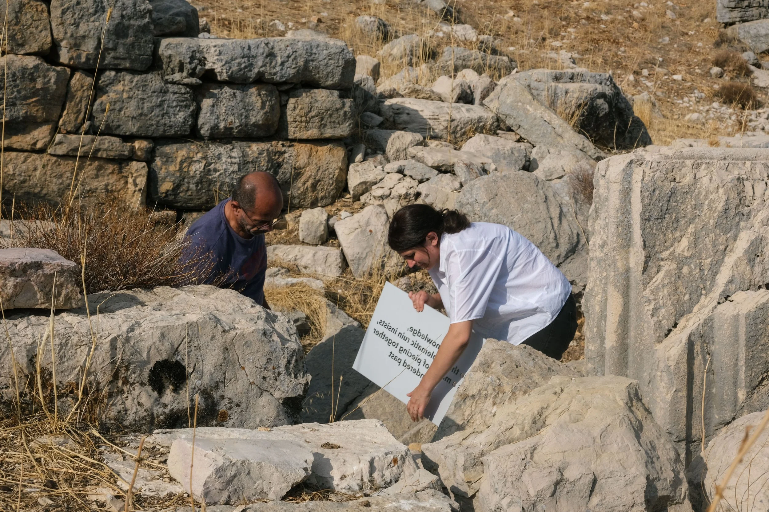 Caline Aoun, Presences from the Sun, installation.jpg