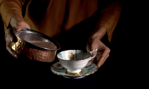  Still from  Drinking from my Mother’s Saucer  courtesy of   Farheen HaQ 
