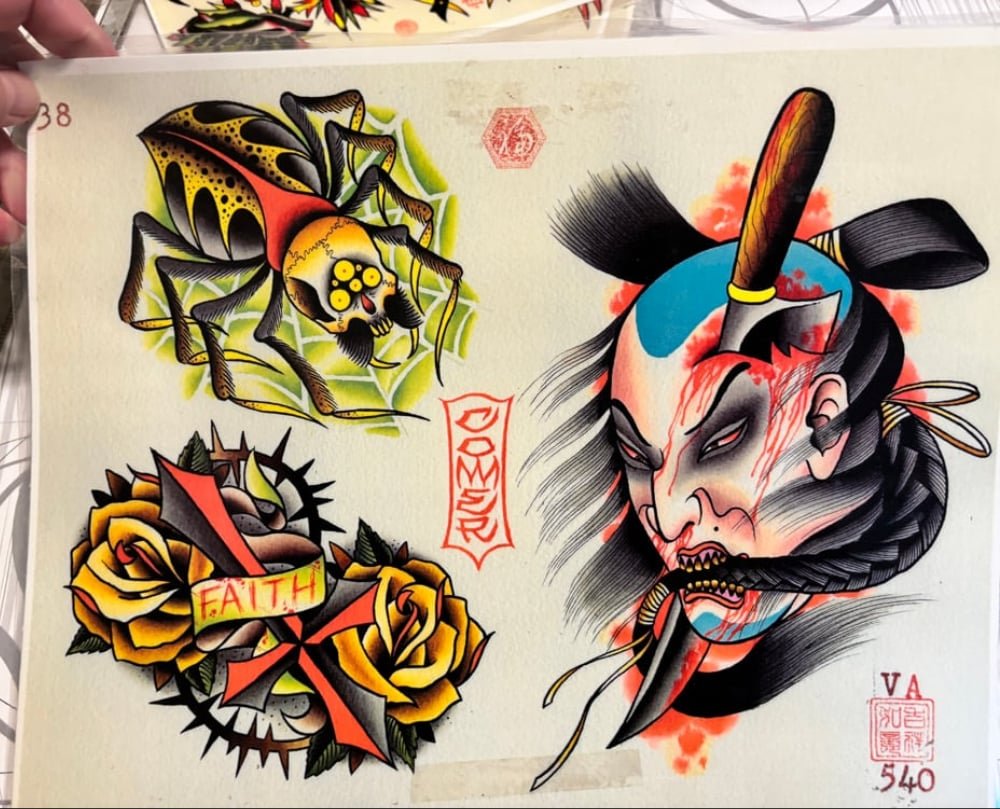 vintage-neo-traditional-tattoo-flash-2005-spider.jpg