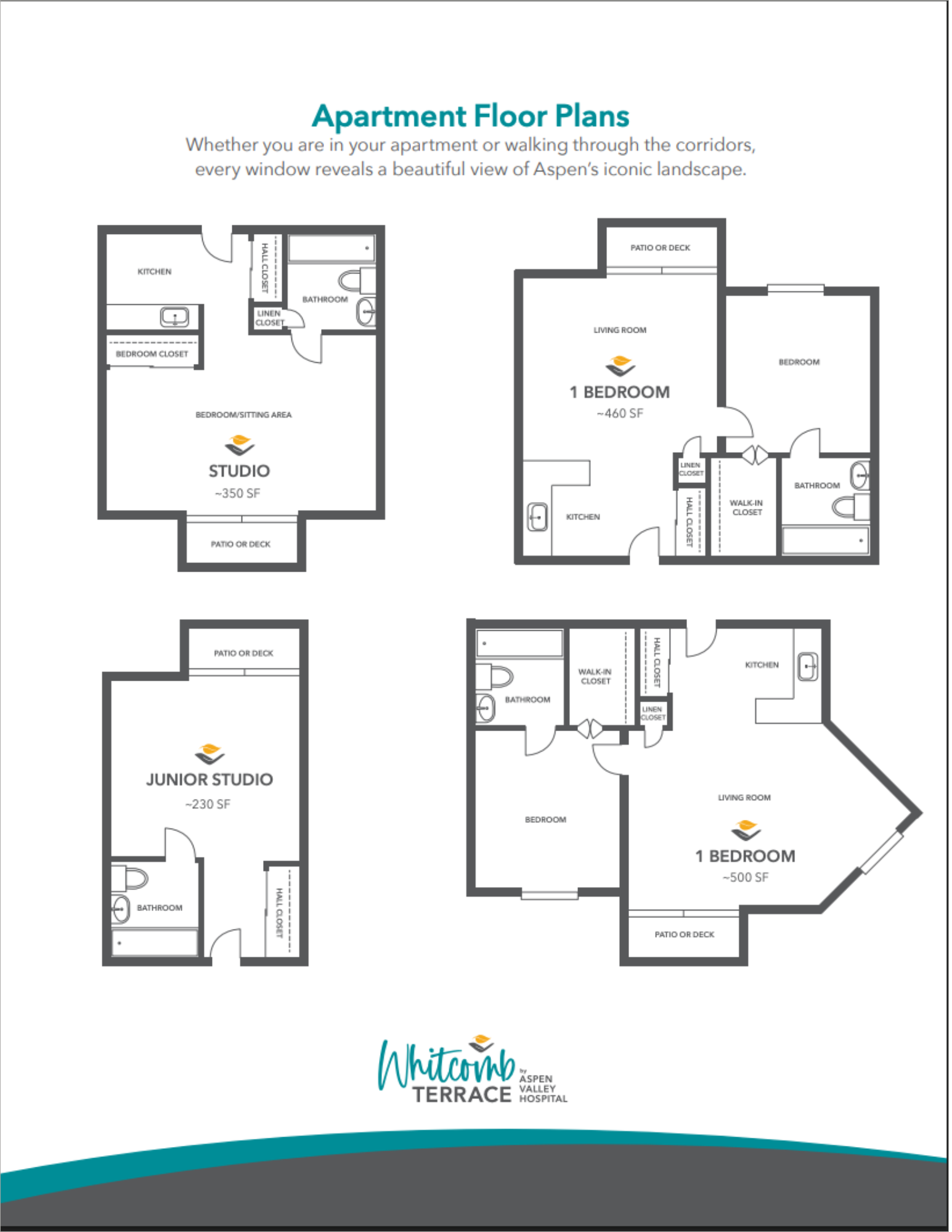 Whitcomb Terrace Floor Plans