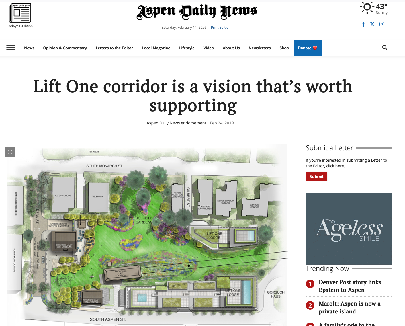 Gorsuch Haus Aspen Daily News Page 1 Endorsement .png