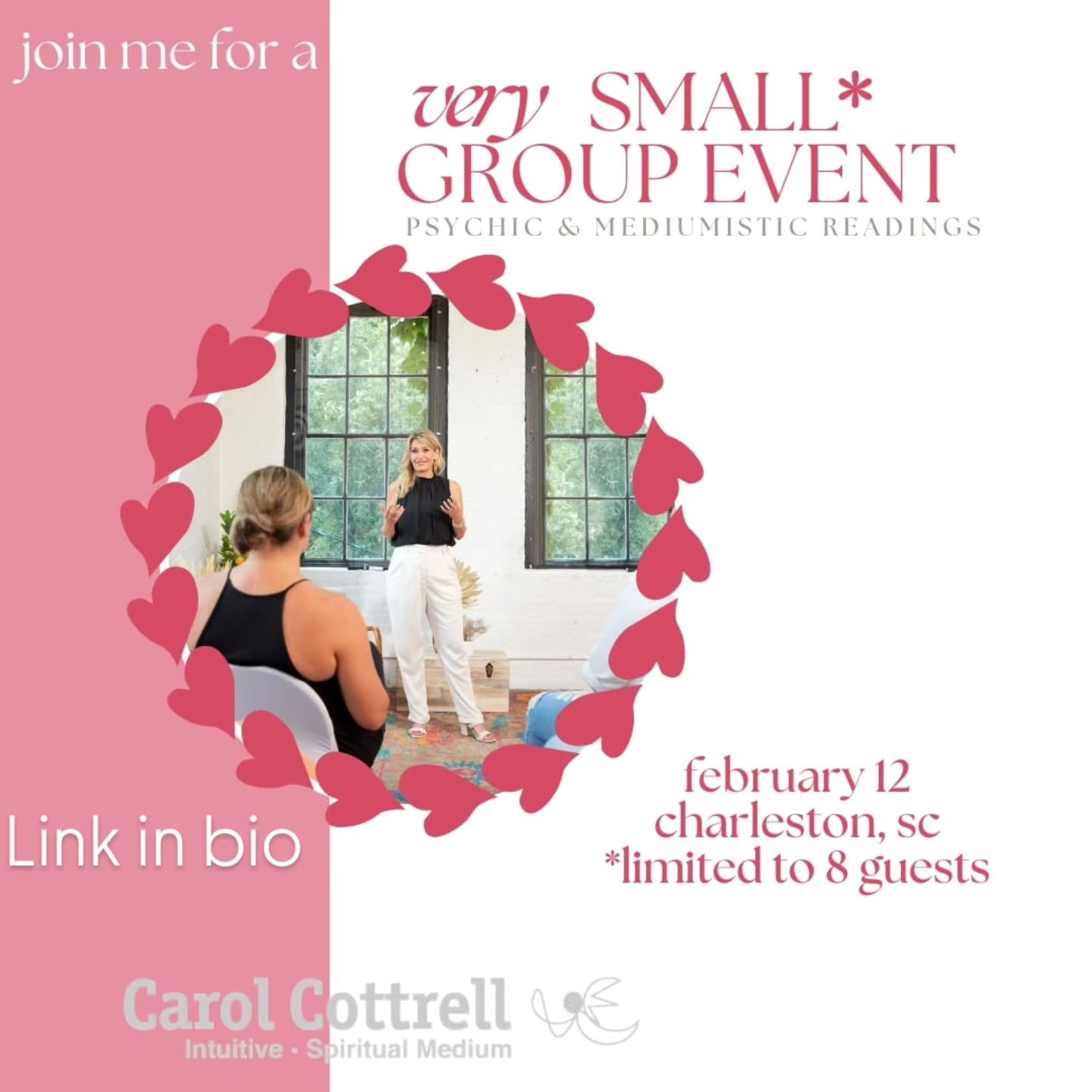 Be part of a unique evening where I will offer both psychic &amp; mediumistic readings, and the intention is that every attendee will receive a message.  It might be a message from a loved one in spirit; it might be an intuitive download I receive fr