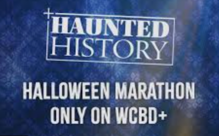 Poster for Haunted History Halloween Marathon on WCBD+