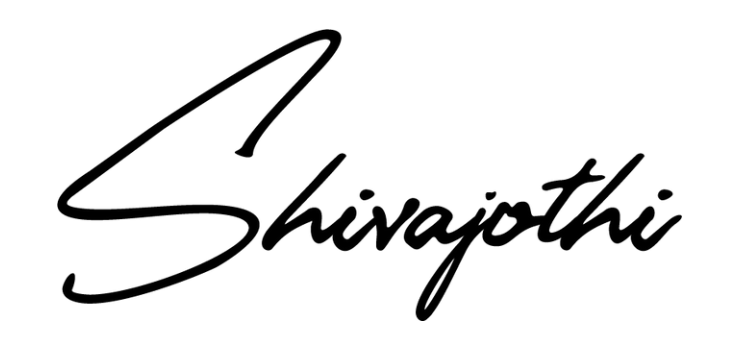 Signature-style text reading 'Shivajothi' in black ink on a white background.