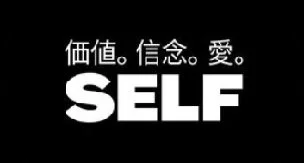 Black background with white text that reads 'Values. Trust. Love. SELF' in multiple languages.