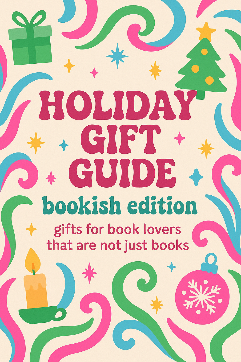 Holiday Gift Guide for Book Lovers (Not Books… But Book-Adjacent Chaos)