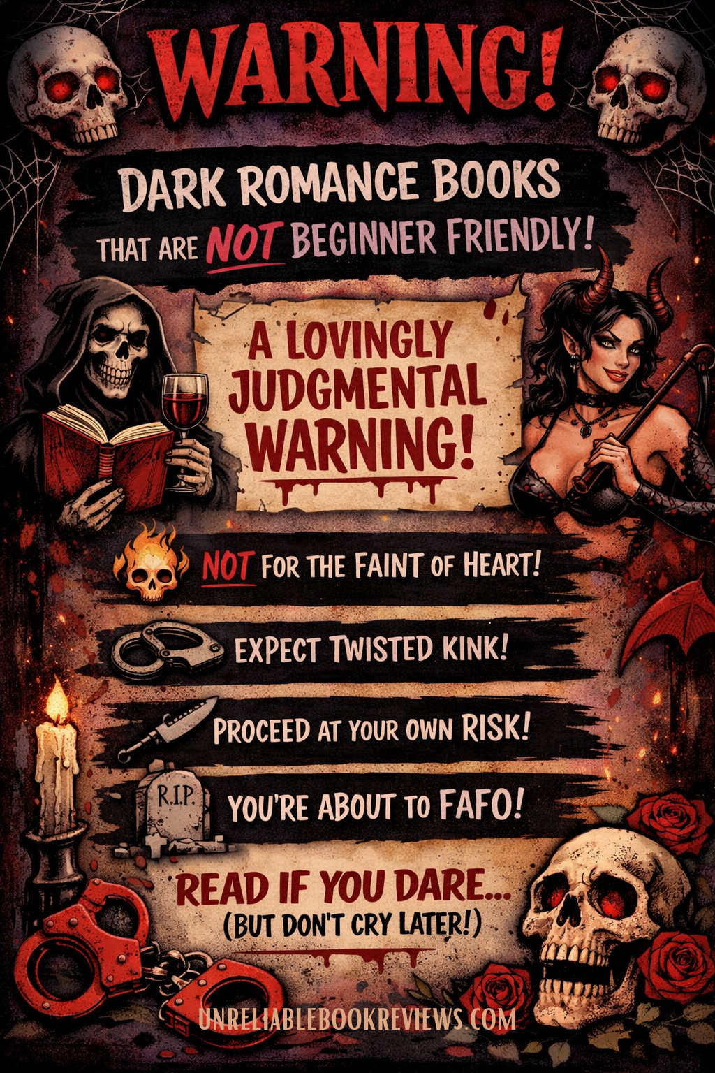 Dark Romance Books That Are Not Beginner Friendly (Proceed Anyway)