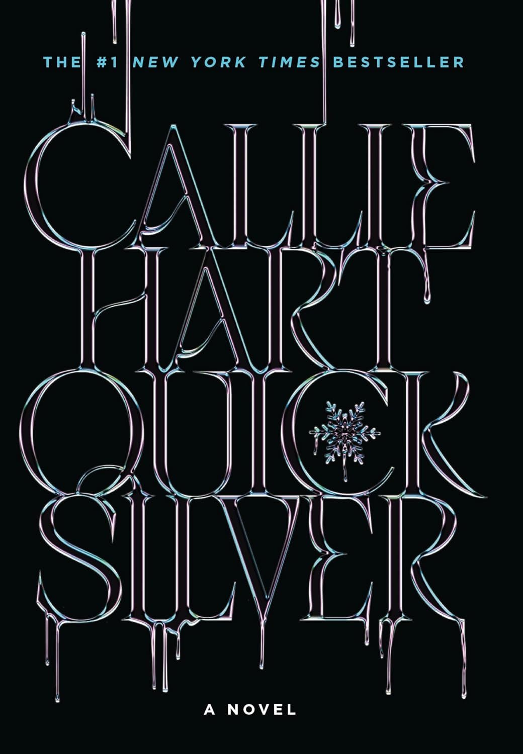 Cover of a book titled 'The Call Me Snow Girl' with icy, dripping letter design and a snowflake at the center.