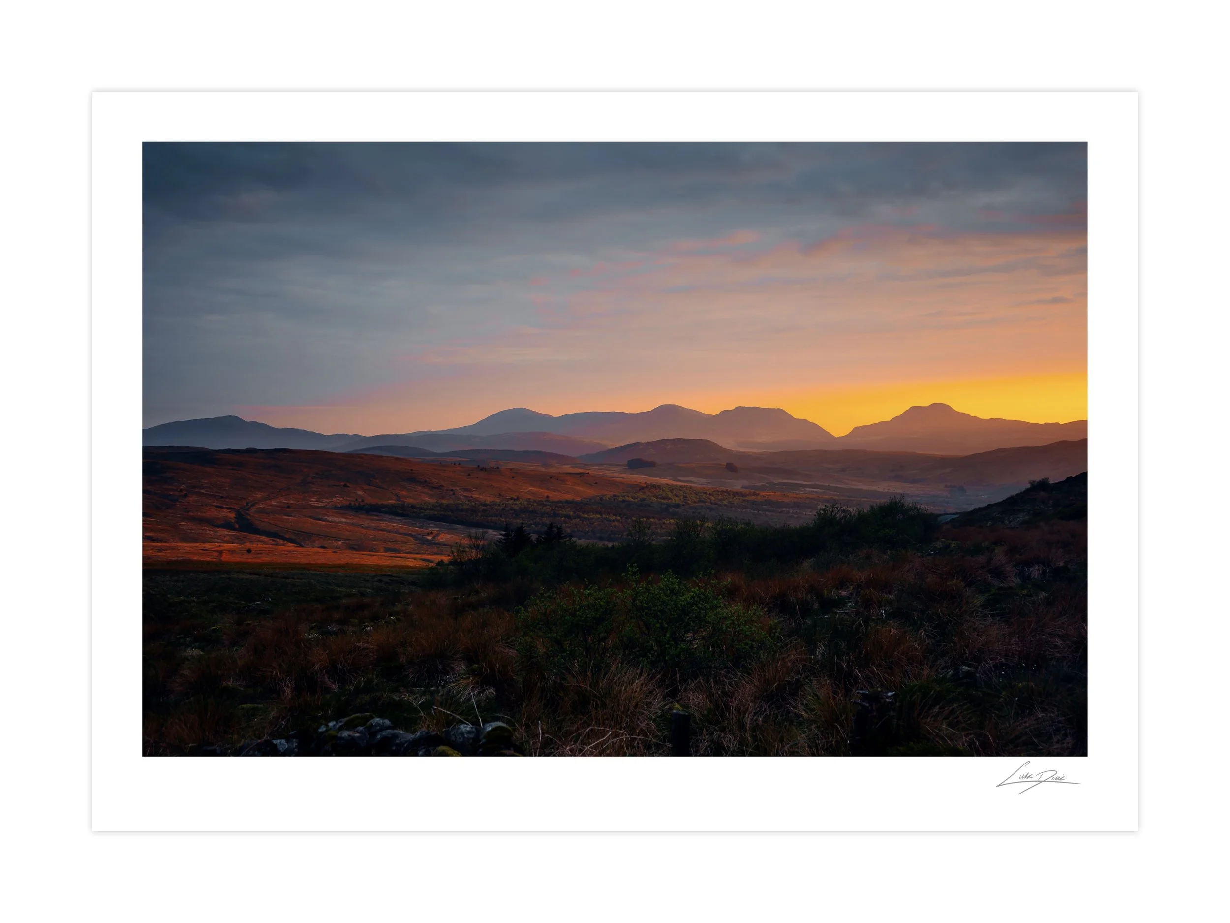 Snowdonian Sunset (ON PAPER).jpeg