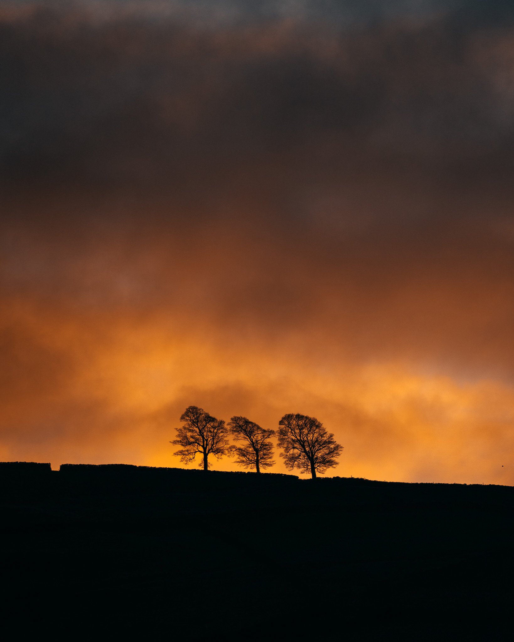 Sunrise over the Yorkshire dales