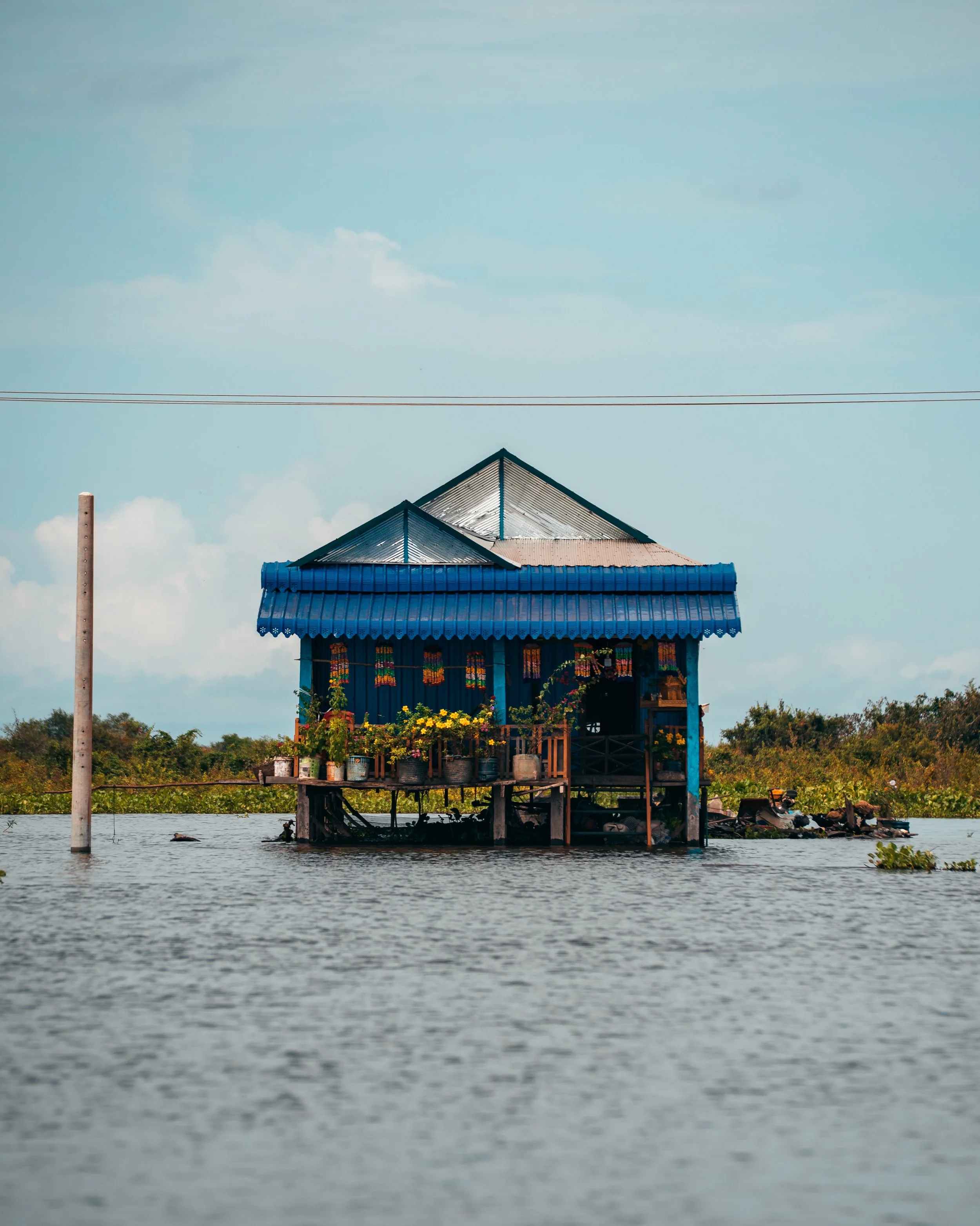 Tonle Sap floating village