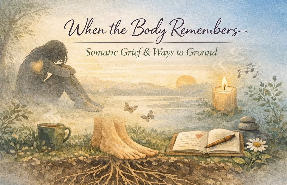 When the Body Remembers: Somatic Grief, and How to Ground When It Moves Through You