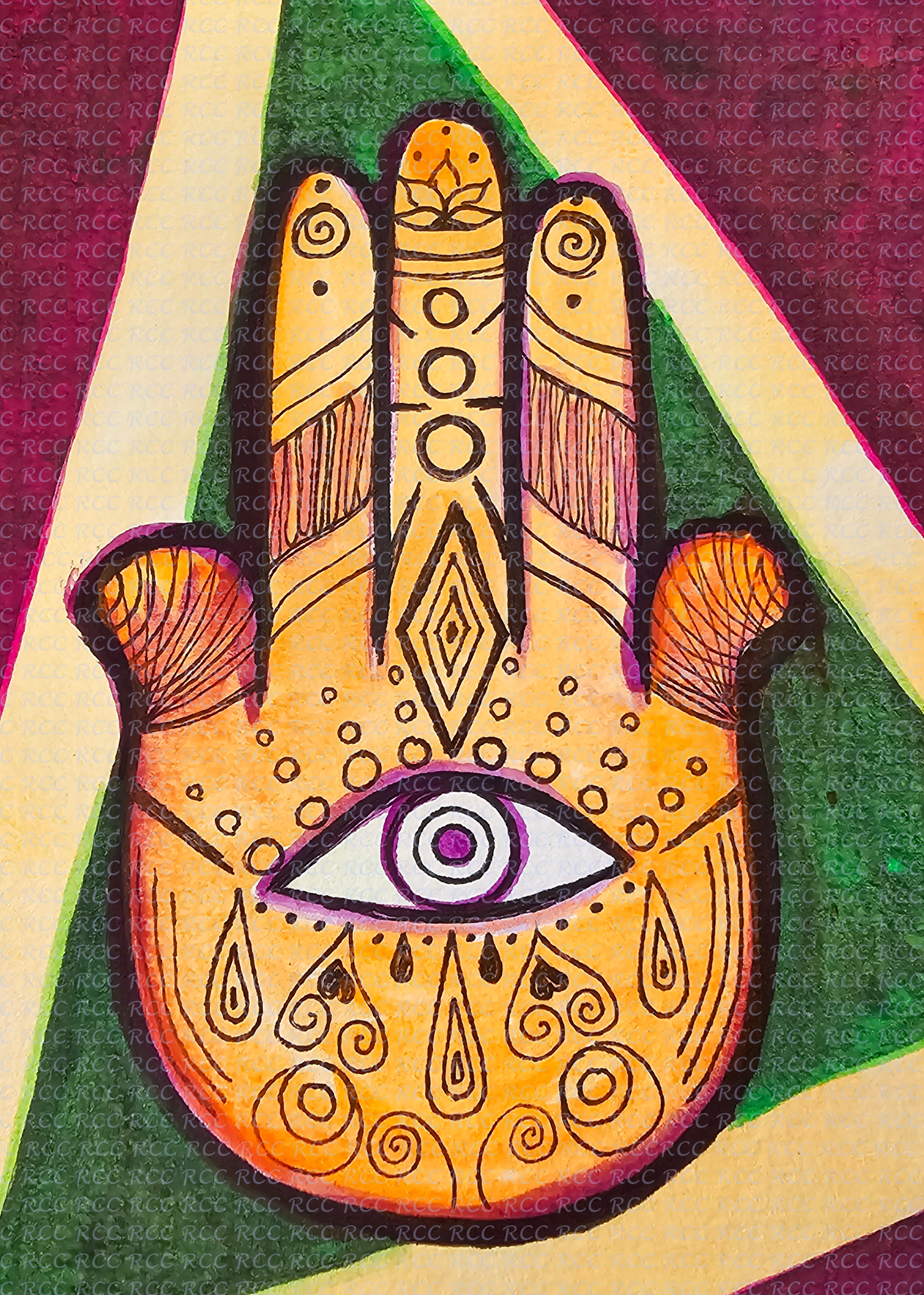 Hamsa Paintings