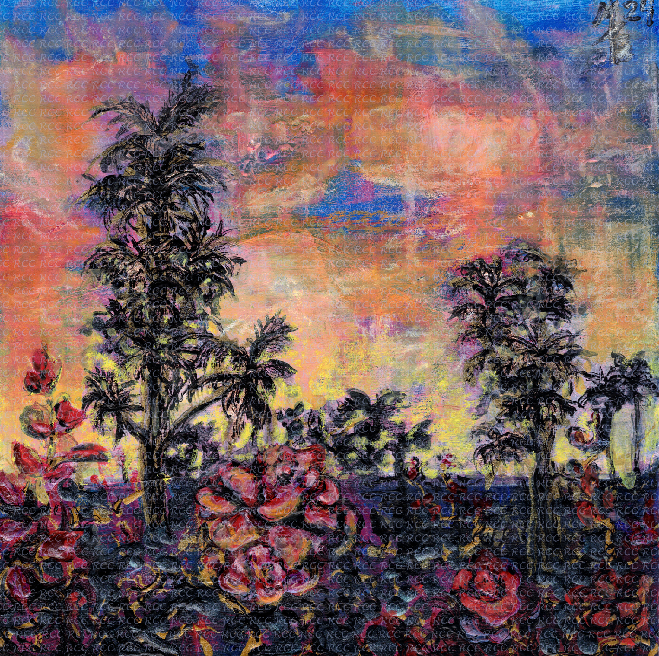 Flowers in a golden dusk sub20mb watermarked.png