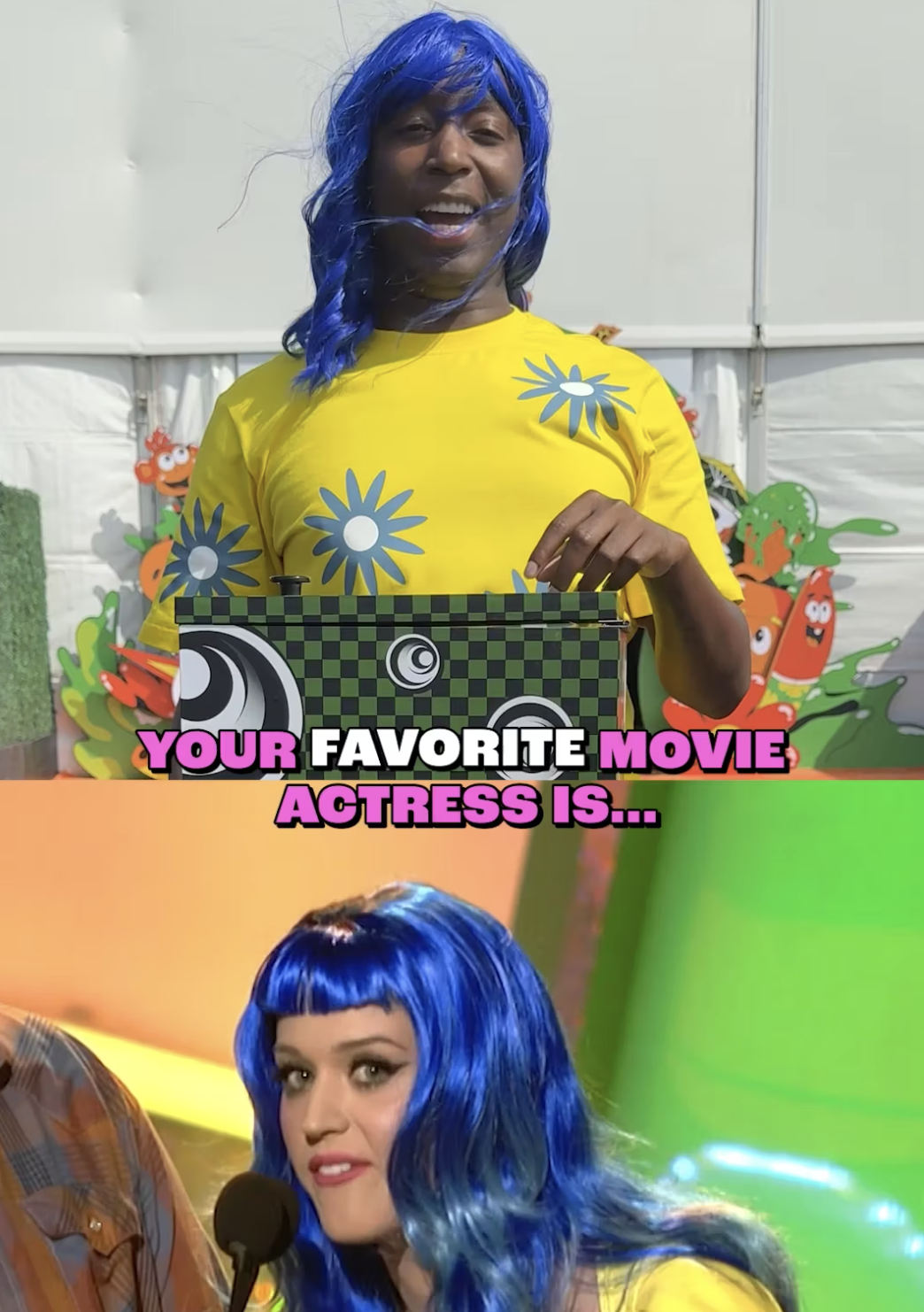 Katy Perry Sliming Recreation