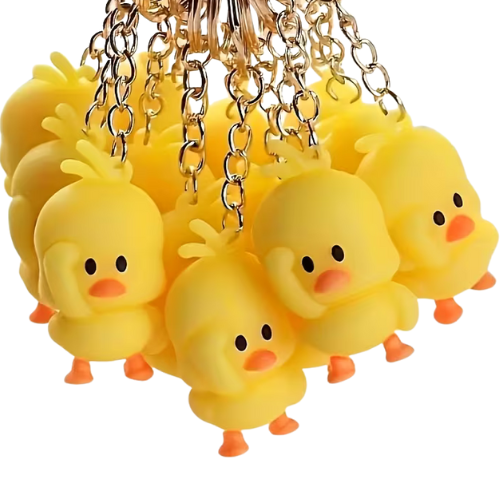 Mini Yellow Duck Keychain